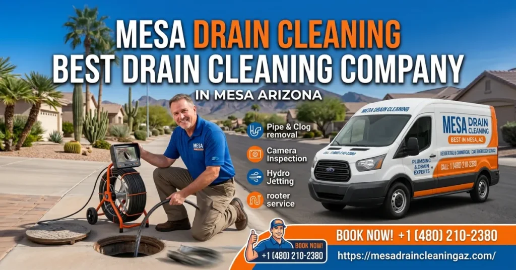 Best Drain Cleaning Company in Mesa