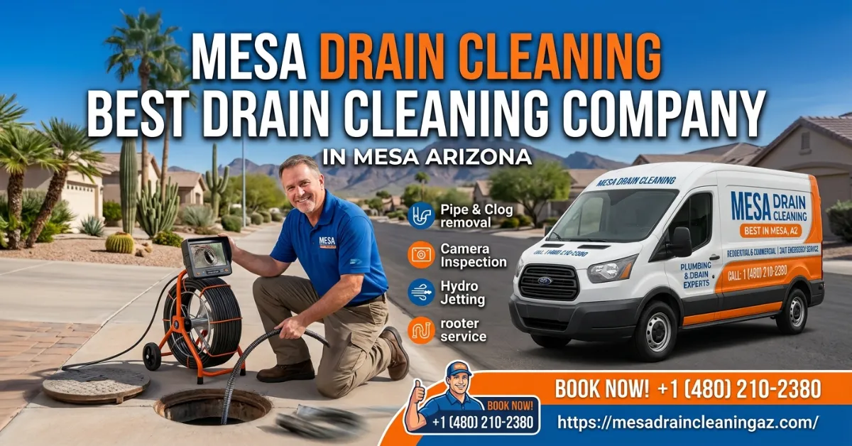 Best Drain Cleaning Company in Mesa