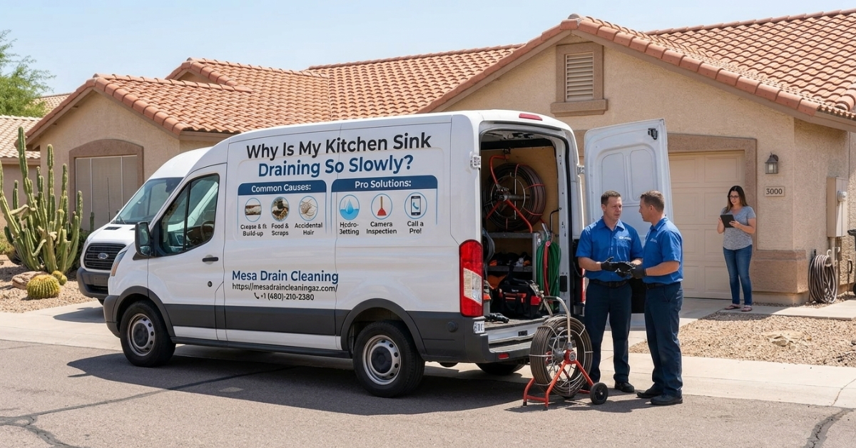 Kitchen Sink Draining So Slowly